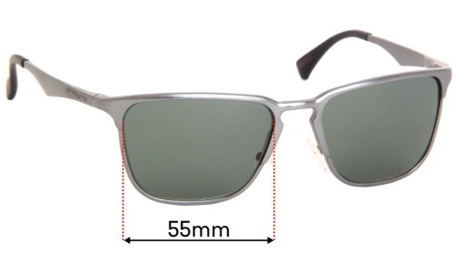 Sunglass Fix Replacement Lenses for Chilli Beans Unknown - 55mm Wide 