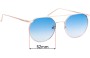 Sunglass Fix Replacement Lenses for Chilli Beans OC.MT.2685 - 52mm Wide 