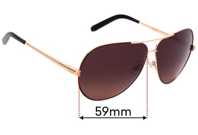 Chloe CE 107S Replacement Lenses 59mm wide 