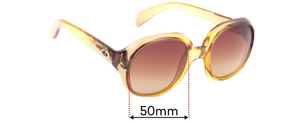 Christian Dior 1207 50mm Replacement Lenses