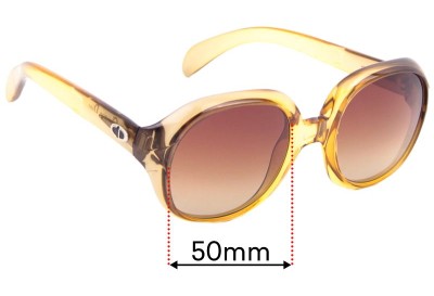 Christian Dior 1207 Replacement Lenses 50mm wide 