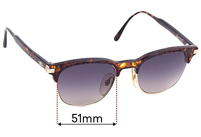 Christian Dior 2664 Replacement Lenses 51mm wide 