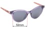 Sunglass Fix Replacement Lenses for Christian Dior Diorama7 - 52mm Wide 