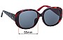 Sunglass Fix Replacement Lenses for Christian Dior Lady In 1F - 55mm Wide 