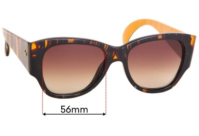 Christian Lacroix 7330  Replacement Lenses 56mm wide 