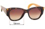 Sunglass Fix Replacement Lenses for Christian Lacroix 7330  - 56mm Wide 