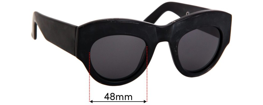 Chronicles of Never The Origin of Vastus Replacement Sunglass Lenses - 48mm Wide