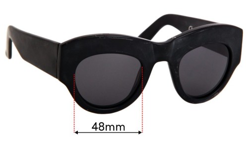 Sunglass Fix Replacement Lenses for Chronicles of Never The Origin of Vastus - 48mm Wide 