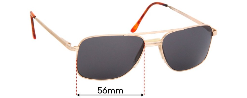 Sunglass Fix Replacement Lenses for Clarity C4758 - 56mm Wide