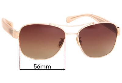 Coach HC 7064  Replacement Lenses 56mm wide 