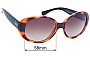 Sunglass Fix Replacement Lenses for Coach HC8079 Tracy - 58mm Wide 