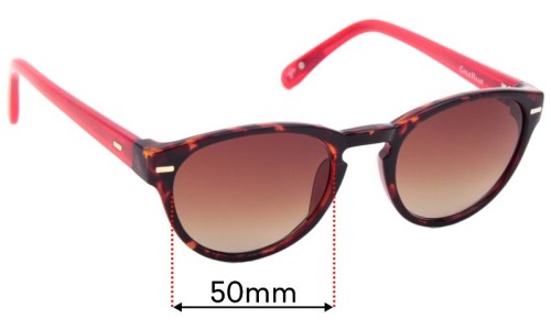 Sunglass Fix Replacement Lenses for Cole Haan C6089 - 50mm Wide 
