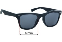 Sunglass Fix Replacement Lenses for Cole Haan CH6061 - 51mm Wide