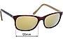 Sunglass Fix Replacement Lenses for Collette Dinnigan Sun Rx 10 - 55mm Wide 