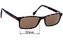 Sunglass Fix Replacement Lenses for Converse 44 - 57mm Wide 