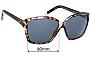 Sunglass Fix Replacement Lenses for Cue Jill - 60mm Wide 