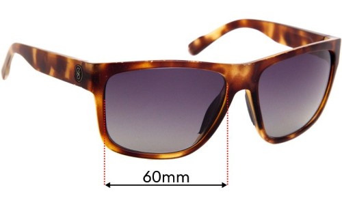 Sunglass Fix Replacement Lenses for D'Blanc 1 Chord Wonder - 60mm Wide 
