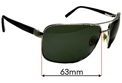 Dillon George Lentes de Repuesto 63mm wide 