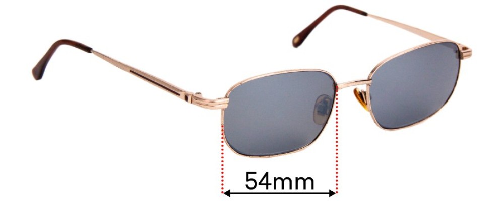 Sunglass Fix Replacement Lenses for Dimas 1269 - 54mm Wide