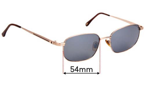 Sunglass Fix Replacement Lenses for Dimas 1269 - 54mm Wide 