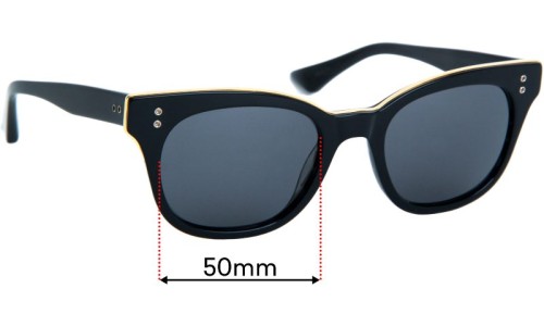 Sunglass Fix Replacement Lenses for Dita Rhythm - 50mm Wide 