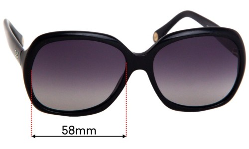 Dolce & Gabbana DD3077 Replacement Lenses 58mm wide 