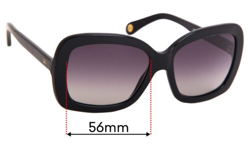 Sunglass Fix Replacement Lenses for Dolce & Gabbana DG3047 - 56mm Wide 