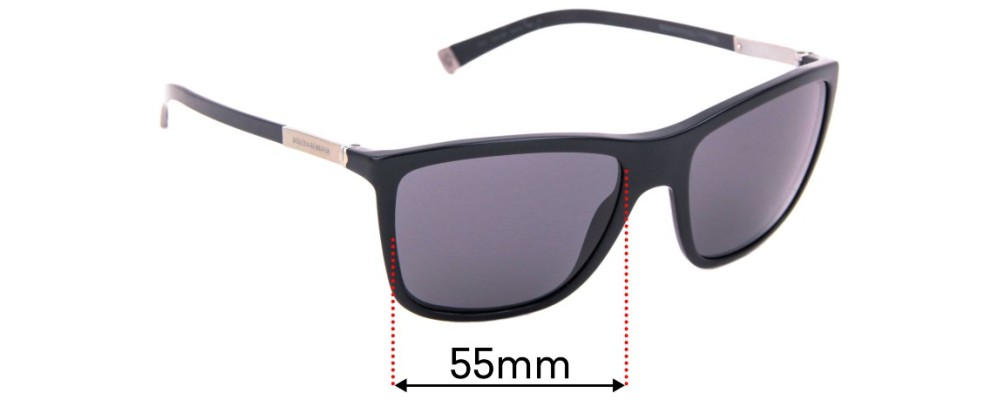 Sunglass Fix Replacement Lenses for Dolce & Gabbana DG4210 Basalto Collection - 55mm Wide