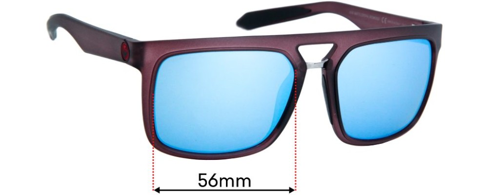 Sunglass Fix Replacement Lenses for Dragon Aflect - 56mm Wide