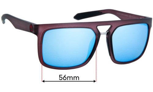 Sunglass Fix Replacement Lenses for Dragon Aflect - 56mm Wide 