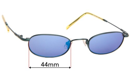 Sunglass Fix Replacement Lenses for Easytwist ET657 - 44mm Wide 