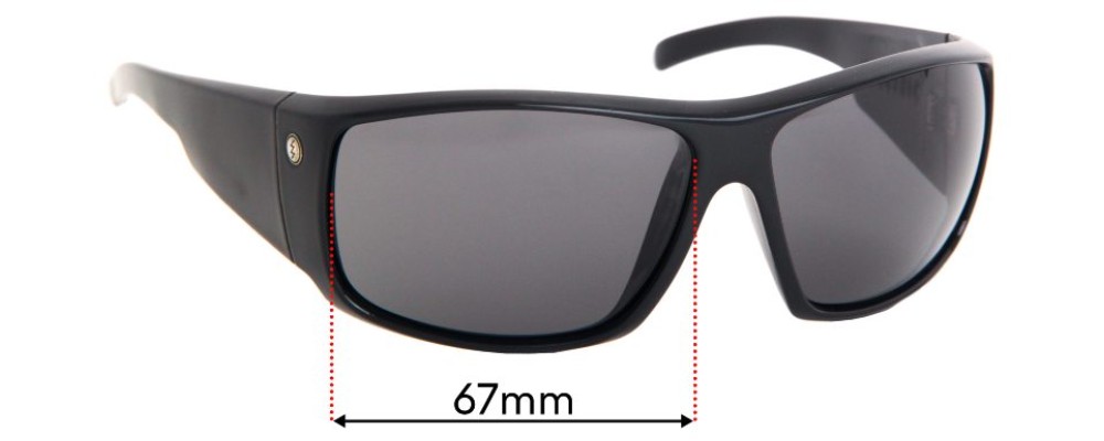 Sunglass Fix Replacement Lenses for Electric Backbone - 67mm Wide