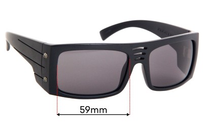 Electric CB4 Replacement Sunglass Lenses - 59mm Wide 