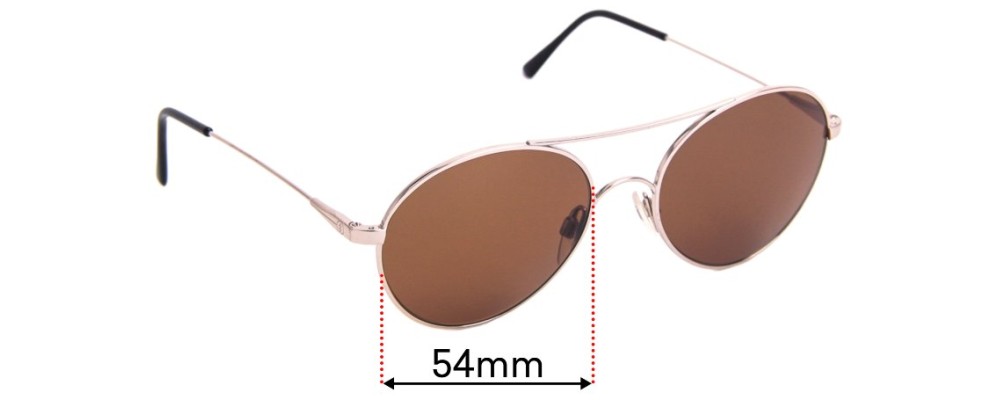 Sunglass Fix Replacement Lenses for Electric Huxley - 54mm Wide