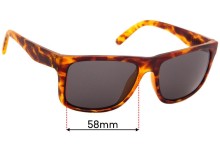 64mm Wide SFx Replacement Sunglass Lenses fits Electric MUTINY