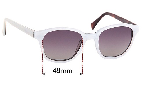 Sunglass Fix Replacement Lenses for Epokhe Ostra - 48mm Wide 