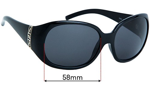 Sunglass Fix Replacement Lenses for Fendi FS 354 - 58mm Wide 