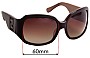 Sunglass Fix Verres de Remplacement pour Fendi FS 5033 - 60mm Wide 