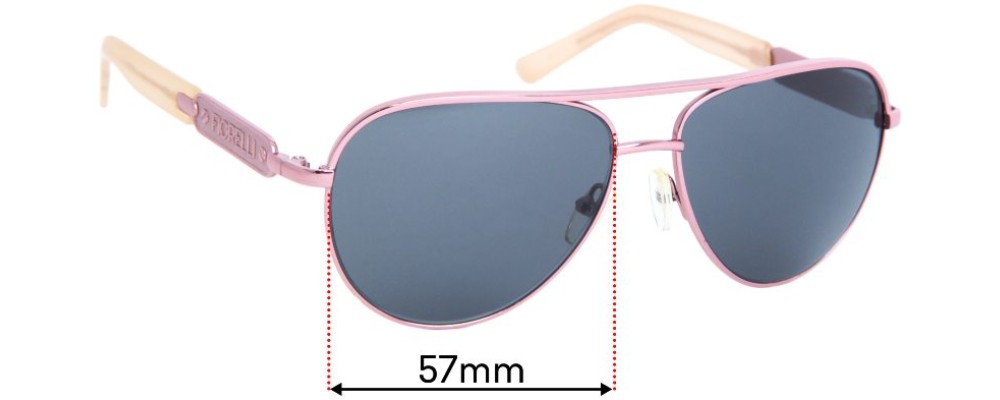 Sunglass Fix Replacement Lenses for Fiorelli Sukie - 57mm Wide