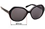 Sunglass Fix Replacement Lenses for Fossil FOS 2031/S - 57mm Wide 