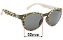 Sunglass Fix Replacement Lenses for Fullspot O Sun - 50mm Wide 