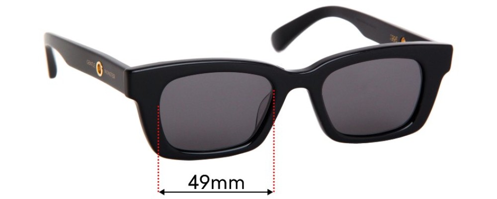 Gentle Monster Jennie Replacement Sunglass Lenses - 49mm Wide