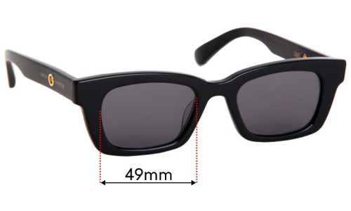 Sunglass Fix Replacement Lenses for Gentle Monster Jennie - 49mm Wide 