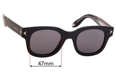 Givenchy GV 7037/S  Replacement Lenses 47mm wide 