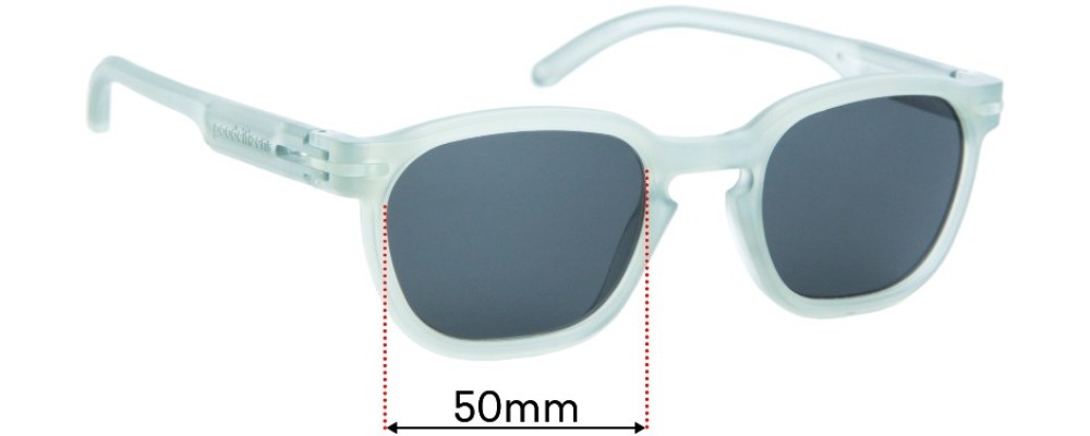 Sunglass Fix Replacement Lenses for Good Citizens Palm Beach - 50mm Wide