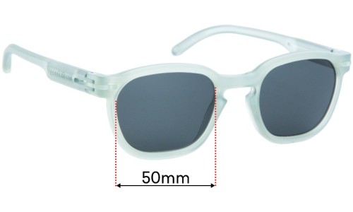 Sunglass Fix Replacement Lenses for Good Citizens Palm Beach - 50mm Wide 