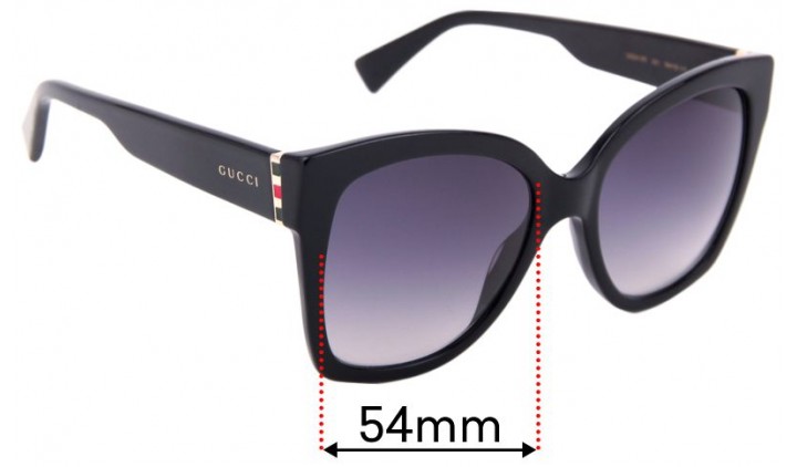 Gucci Gg0459 S 54mm Replacement Lenses