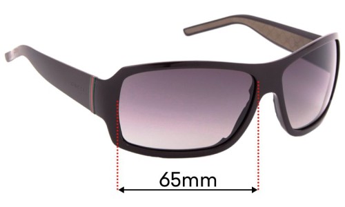 Sunglass Fix Replacement Lenses for Gucci GG1012/S - 65mm Wide 