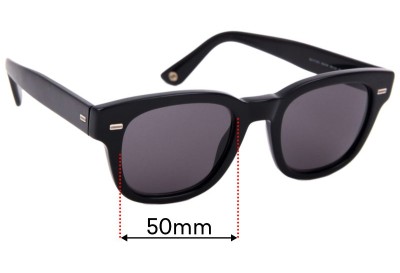 Gucci GG1079/S Replacement Lenses 50mm wide 