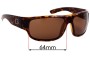 Sunglass Fix Replacement Lenses for Gucci GG1500/S - 64mm Wide 